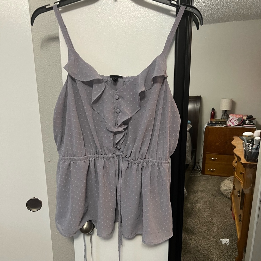 Torrid dusty lavender, babydoll cami